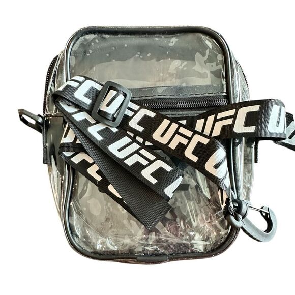NWT UFC Clear Stadium Venue Crossbody Bag Shoulder Bag Removable Strap - Picture 2 of 9